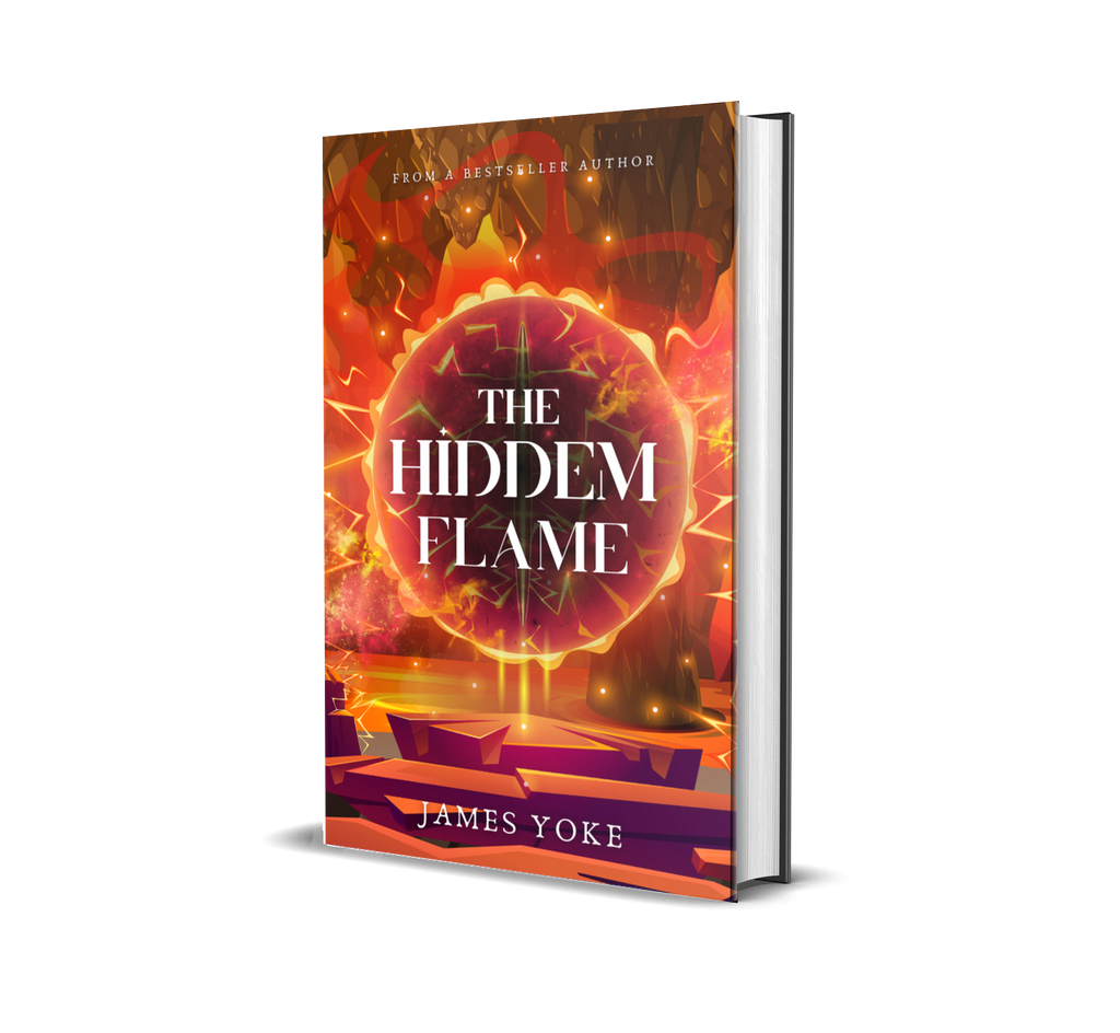 Fantasy Flame Book Cover Template