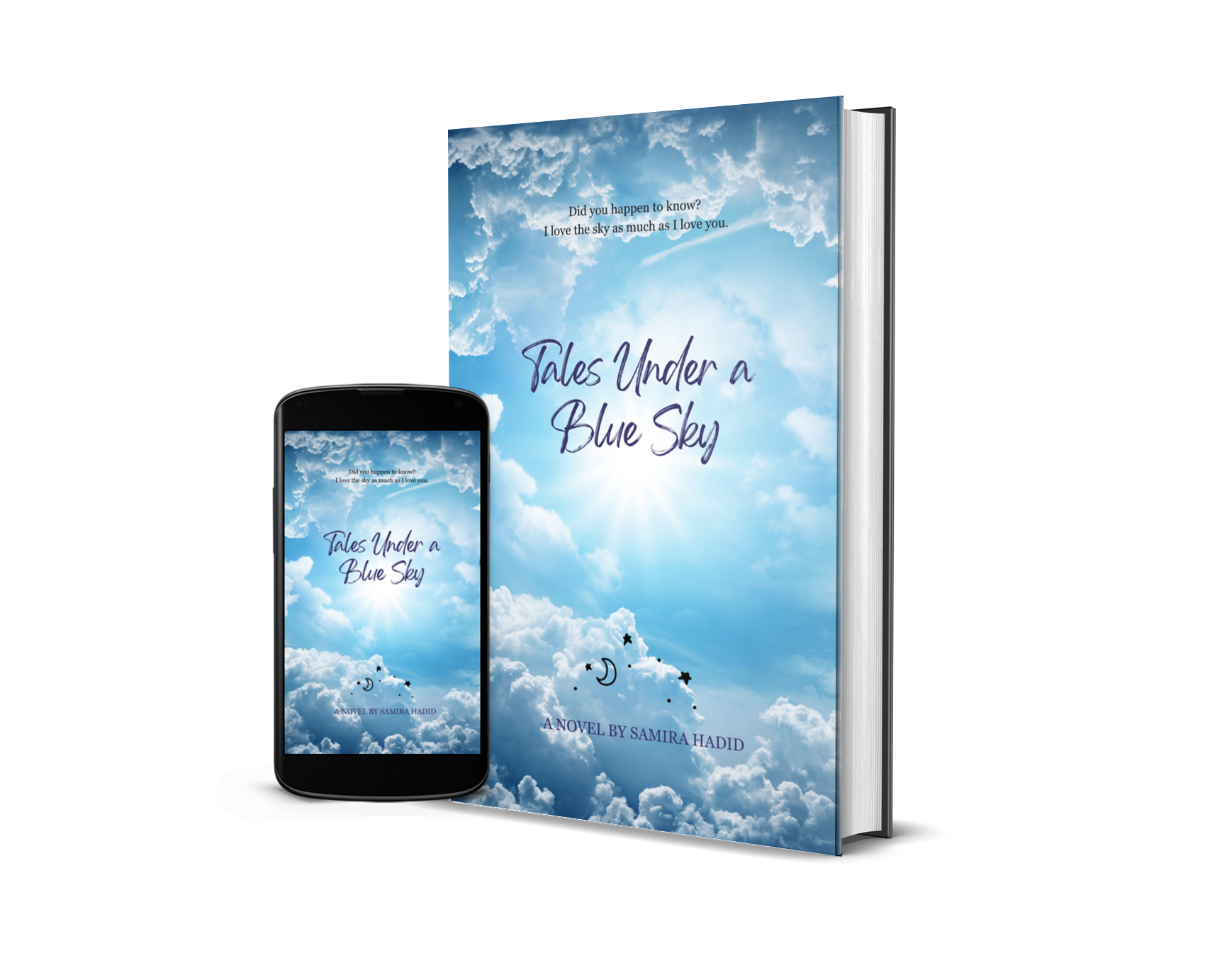 Blue Sky Book Cover Design – Calm, Inspiring Custom Cover for Authors
