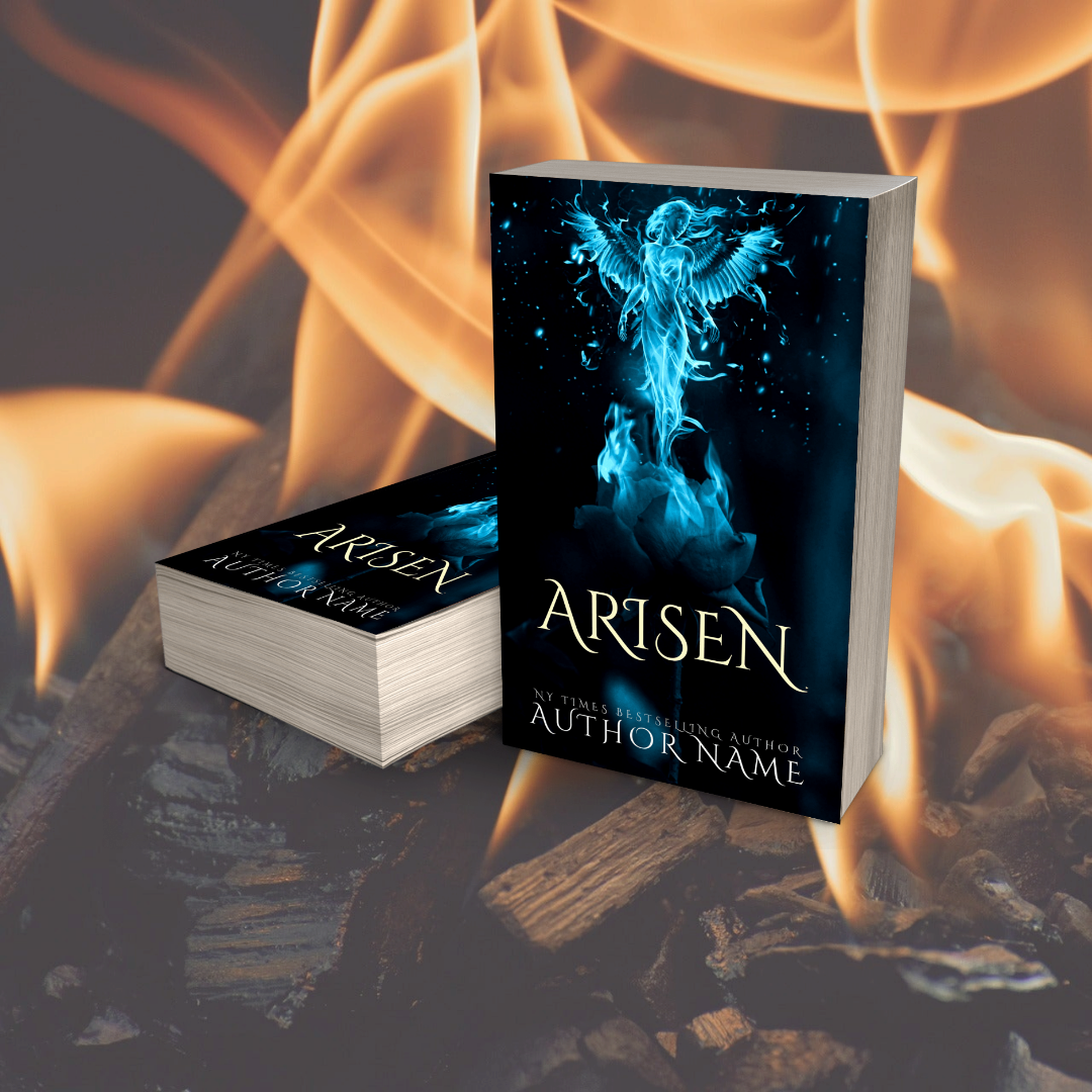 Enchanted Realms Fantasy Book Cover Design Template