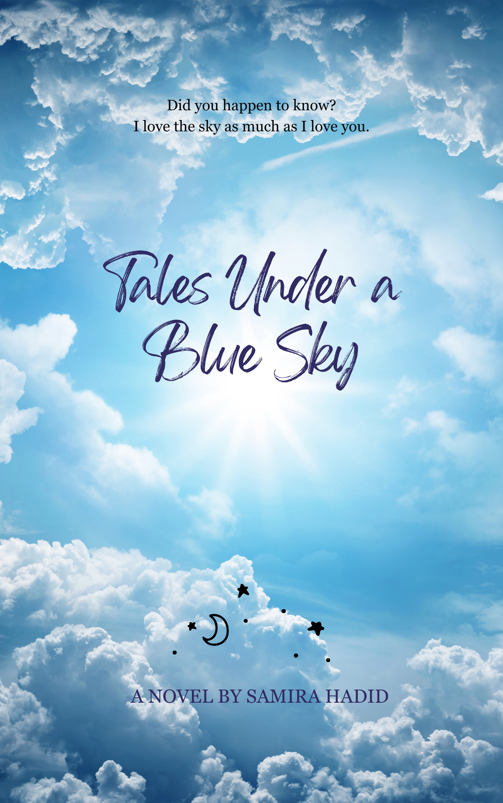 Blue Sky Book Cover Design – Calm, Inspiring Custom Cover for Authors