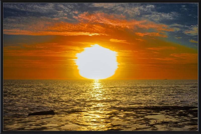 Ocean Beach Cool Sunset